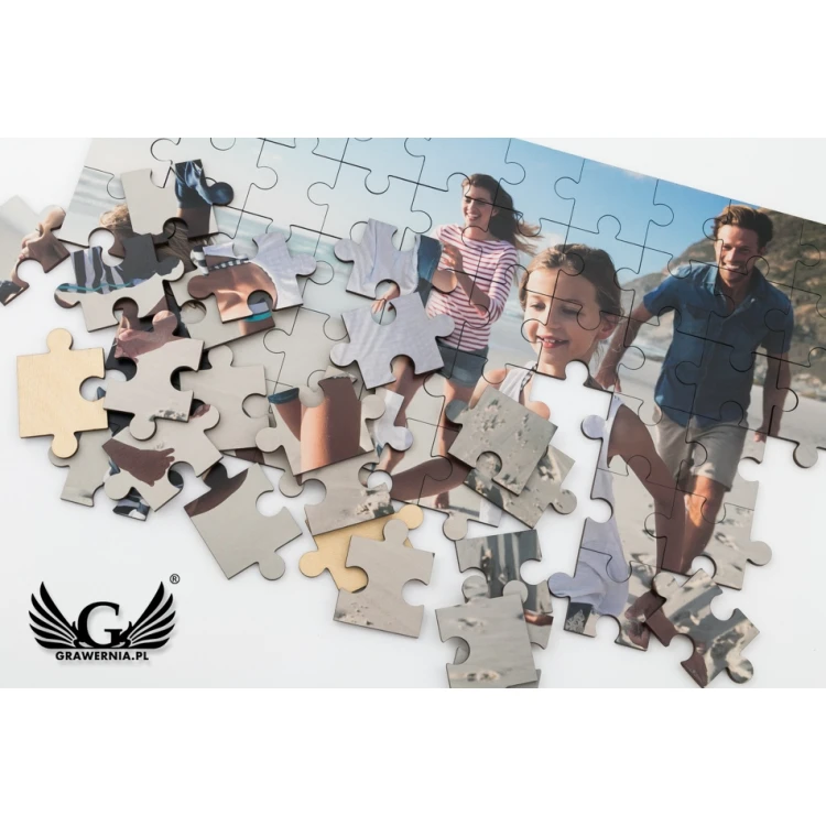 Wooden Photo Puzzle - a puzzle with your photo - UV digital print - size 417x293mm - PZD003