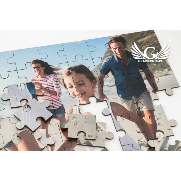 Wooden Photo Puzzle - a puzzle with your photo - UV digital print - size 417x293mm - PZD003