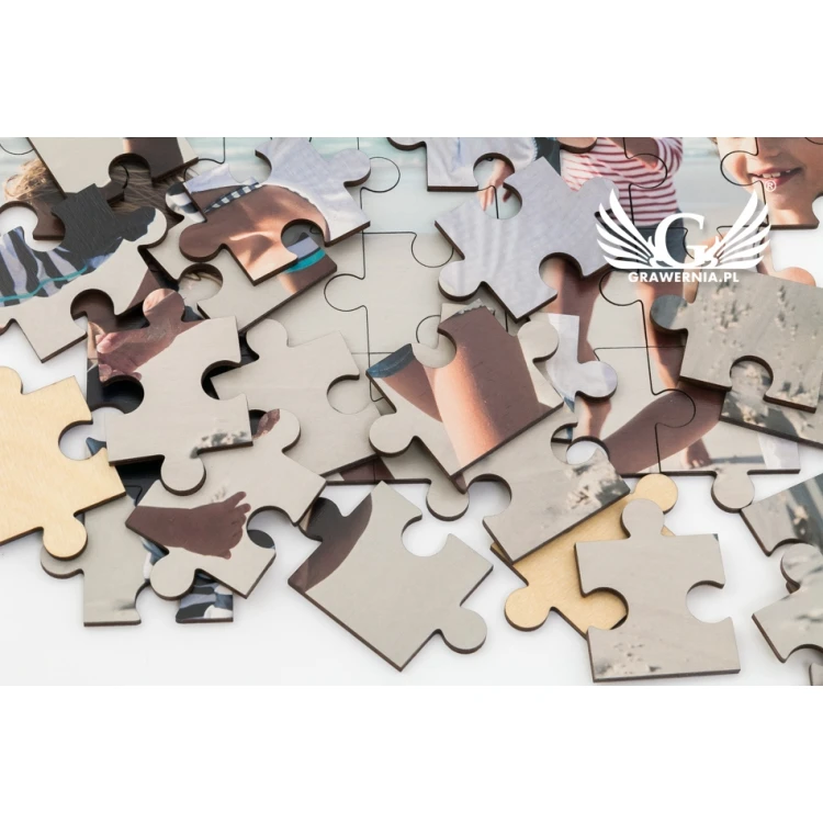 Wooden Photo Puzzle - a puzzle with your photo - UV digital print - size 417x293mm - PZD003