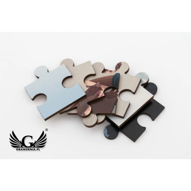 Wooden Photo Puzzle - a puzzle with your photo - UV digital print - size 417x293mm - PZD003