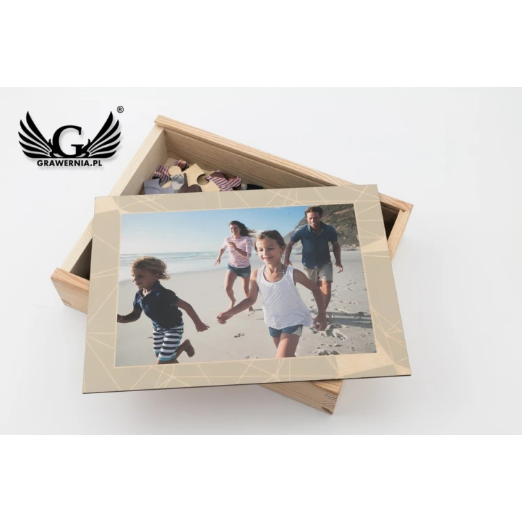 Wooden Photo Puzzle - a puzzle with your photo - UV digital print - size 417x293mm - PZD003