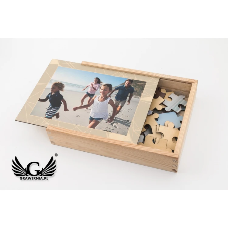 Wooden Photo Puzzle - a puzzle with your photo - UV digital print - size 417x293mm - PZD003