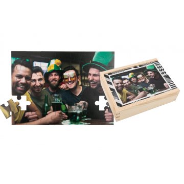 Wooden Photo Puzzle - a puzzle with your photo - UV digital print - size 289x206mm - PZD004