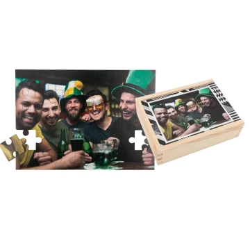 Wooden Photo Puzzle - a puzzle with your photo - UV digital print - size 289x206mm - PZD004