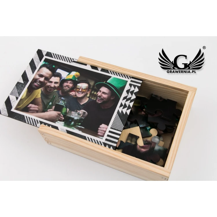 Wooden Photo Puzzle - a puzzle with your photo - UV digital print - size 289x206mm - PZD004