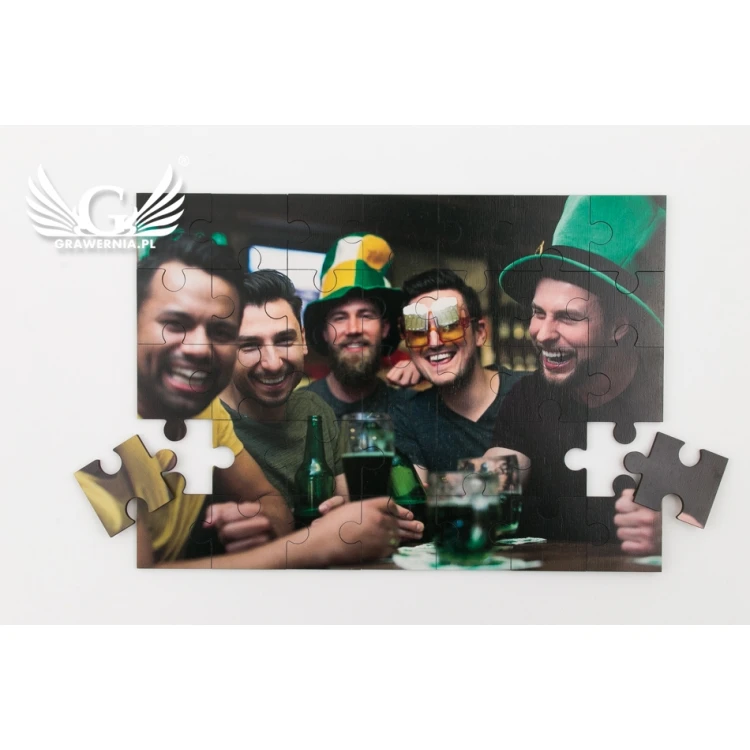 Wooden Photo Puzzle - a puzzle with your photo - UV digital print - size 289x206mm - PZD004