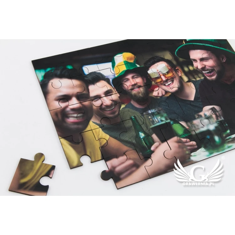 Wooden Photo Puzzle - a puzzle with your photo - UV digital print - size 289x206mm - PZD004