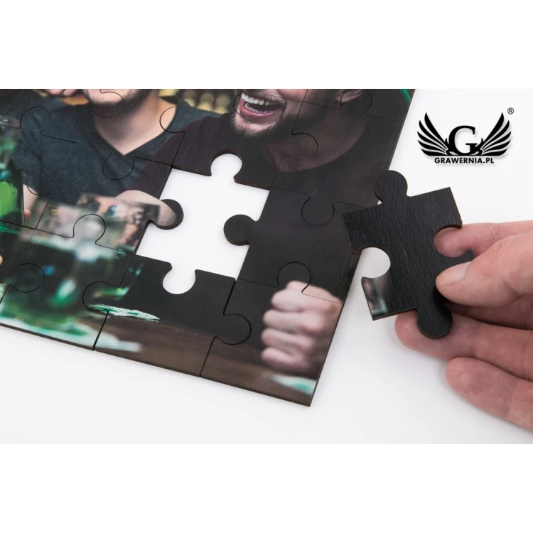 Wooden Photo Puzzle - a puzzle with your photo - UV digital print - size 289x206mm - PZD004