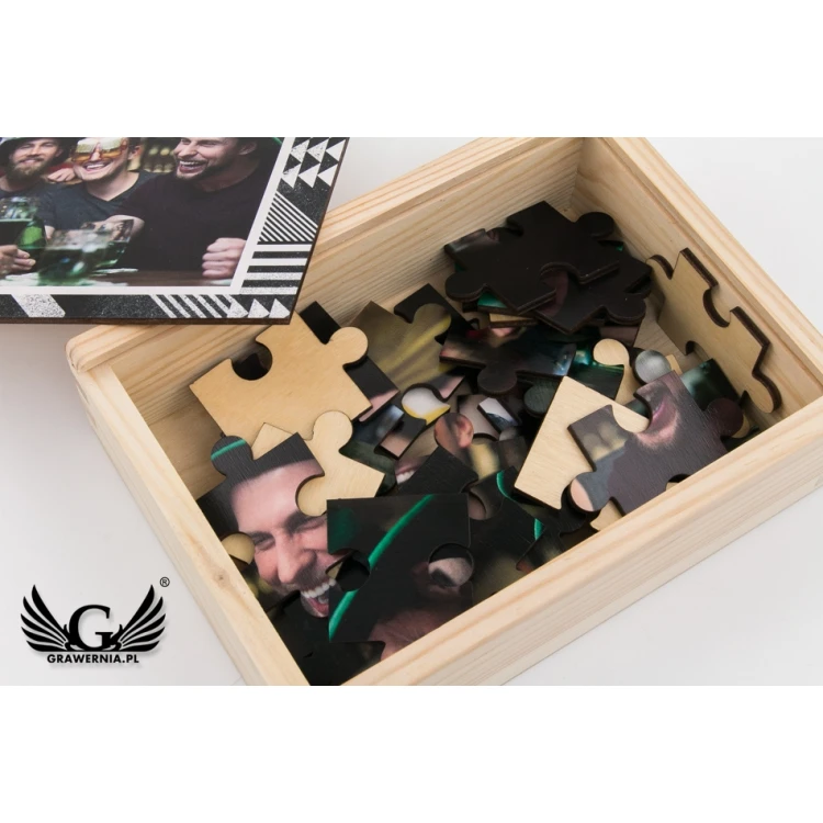 Wooden Photo Puzzle - a puzzle with your photo - UV digital print - size 289x206mm - PZD004