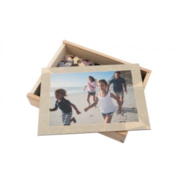Wooden Photo Puzzle - a puzzle with your photo - UV digital print - size 417x293mm - PZD003