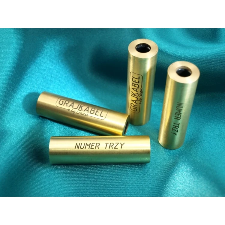 Deep engraving of brass sleeves