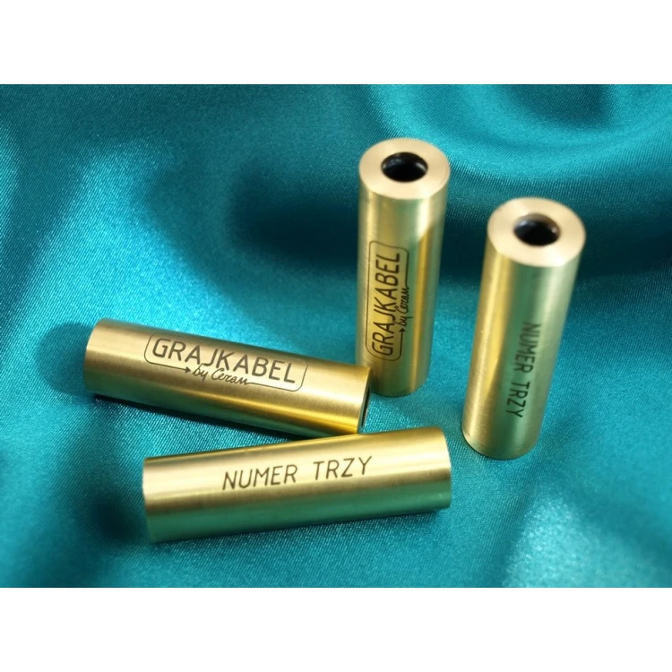 Deep engraving of brass sleeves