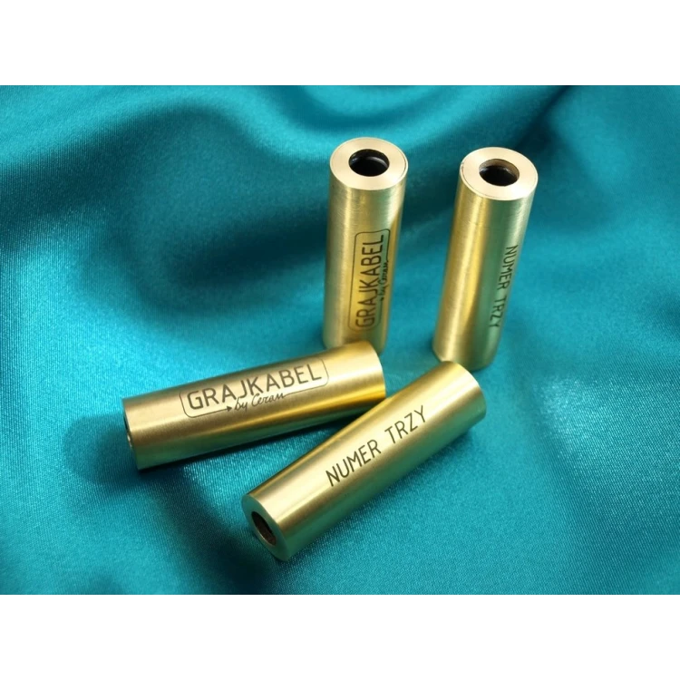 Deep engraving of brass sleeves