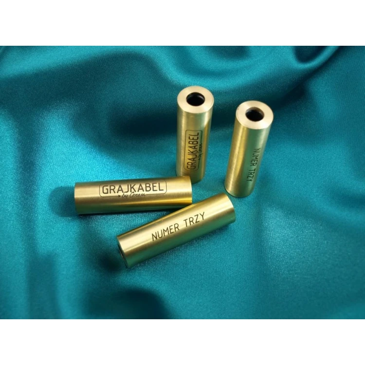 Deep engraving of brass sleeves