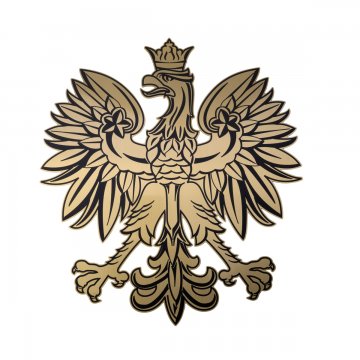 Emblem for Law Office - Brass with UV Print - Size: 273x300mm - CNC107
