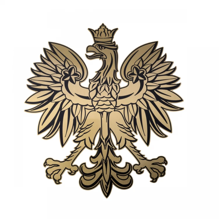 Emblem for Law Office - Brass with UV Print - Size: 273x300mm - CNC107