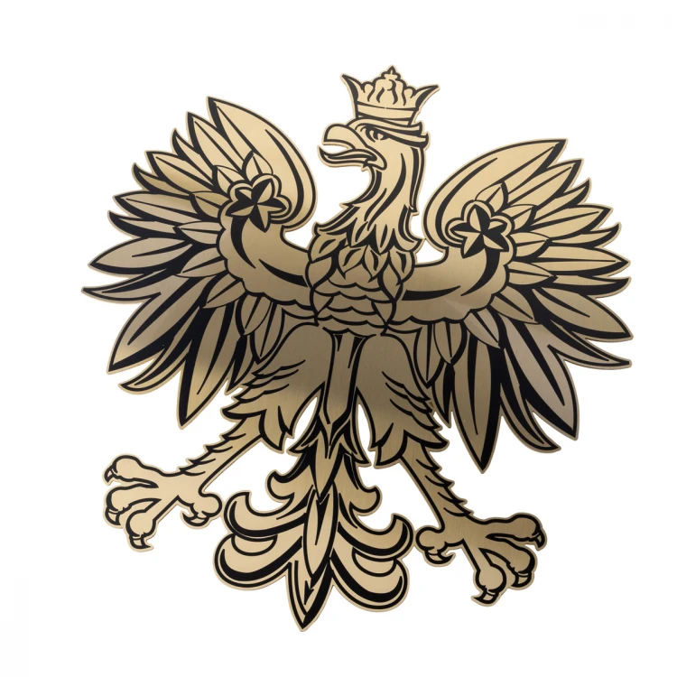 Emblem for Law Office - Brass with UV Print - Size: 273x300mm - CNC107