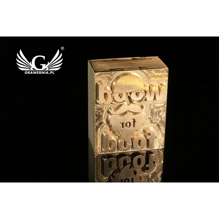 Hot Stamp for Hot and Cold Logo Embossing - Die Dimensions: 26x32mm - CNC