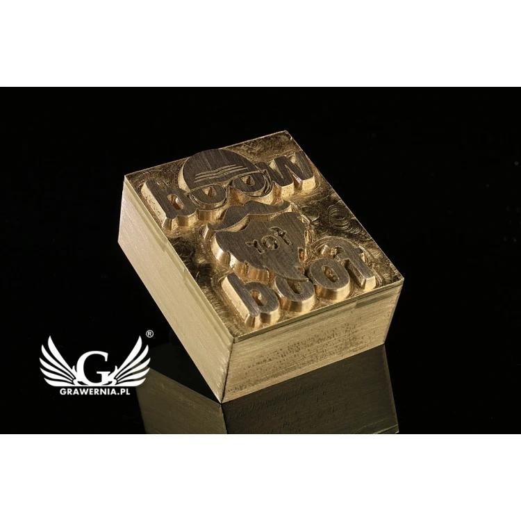 Hot Stamp for Hot and Cold Logo Embossing - Die Dimensions: 26x32mm - CNC