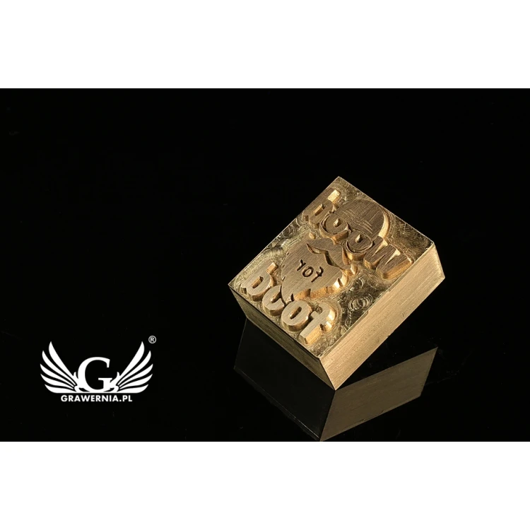 Hot Stamp for Hot and Cold Logo Embossing - Die Dimensions: 26x32mm - CNC