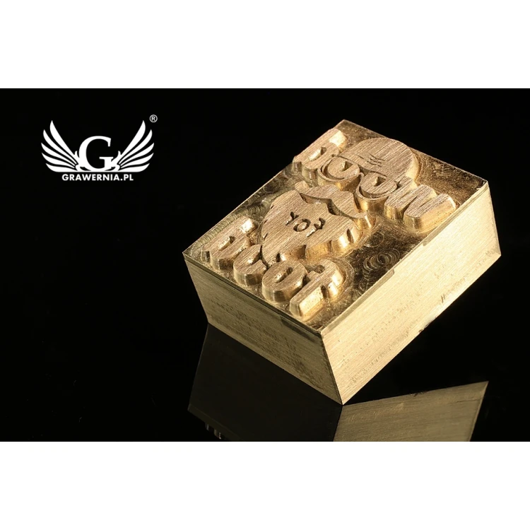 Hot Stamp for Hot and Cold Logo Embossing - Die Dimensions: 26x32mm - CNC