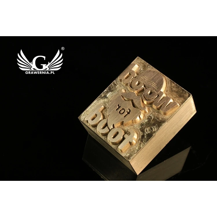 Hot Stamp for Hot and Cold Logo Embossing - Die Dimensions: 26x32mm - CNC