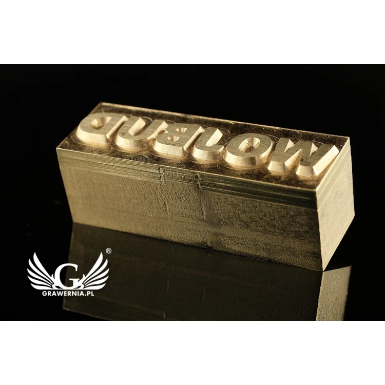 Hot Stamp for Hot and Cold Logo Embossing - Die Dimensions: 41x13mm - CNC