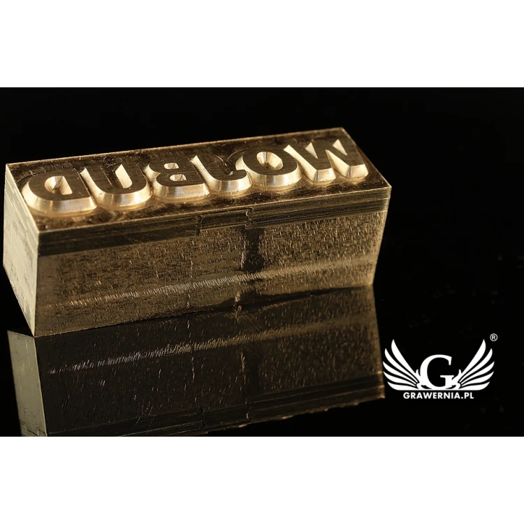 Hot Stamp for Hot and Cold Logo Embossing - Die Dimensions: 41x13mm - CNC