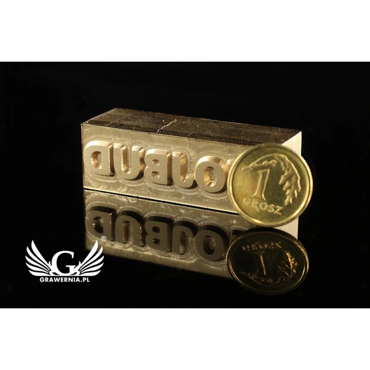 Hot Stamp for Hot and Cold Logo Embossing - Die Dimensions: 41x13mm - CNC