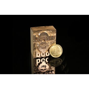 Hot Stamp for Hot and Cold Logo Embossing - Die Dimensions: 26x32mm - CNC