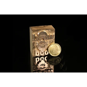 Hot Stamp for Hot and Cold Logo Embossing - Die Dimensions: 26x32mm - CNC