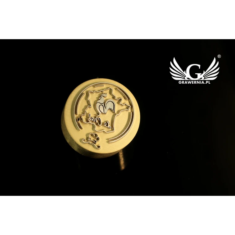 HOT STAMP for hot and cold logo branding - die dimensions: 22x20mm - LASER