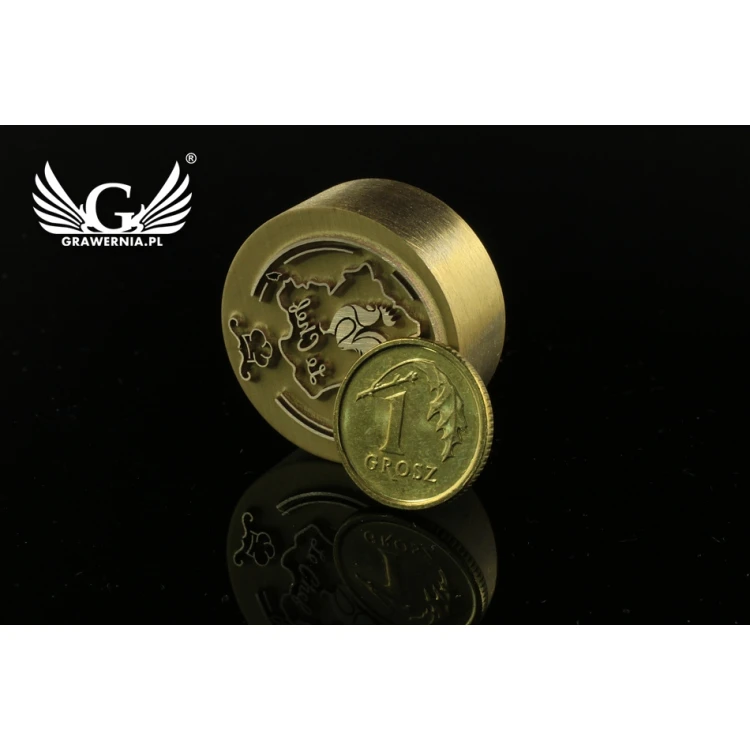 HOT STAMP for hot and cold logo branding - die dimensions: 22x20mm - LASER