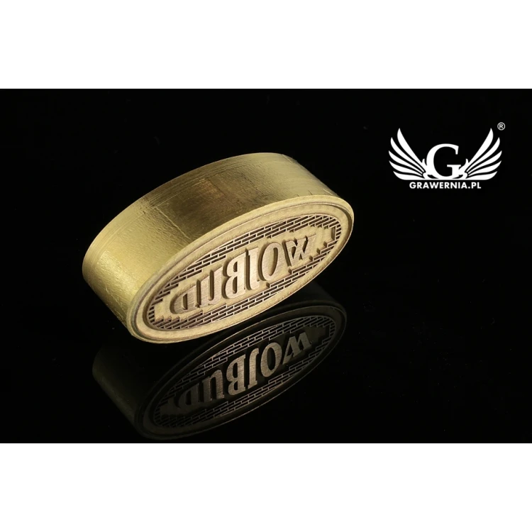 HOT STAMP for hot and cold logo branding - die dimensions: 40x19.55mm - LASER