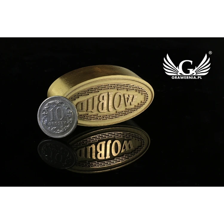 HOT STAMP for hot and cold logo branding - die dimensions: 40x19.55mm - LASER