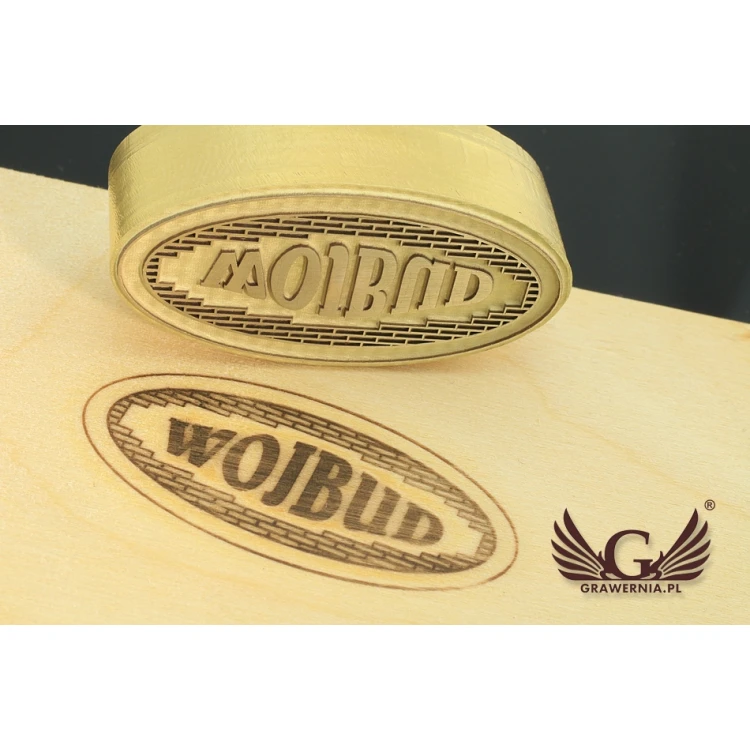 HOT STAMP for hot and cold logo branding - die dimensions: 40x19.55mm - LASER
