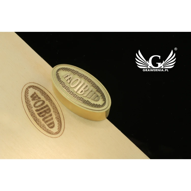 HOT STAMP for hot and cold logo branding - die dimensions: 40x19.55mm - LASER
