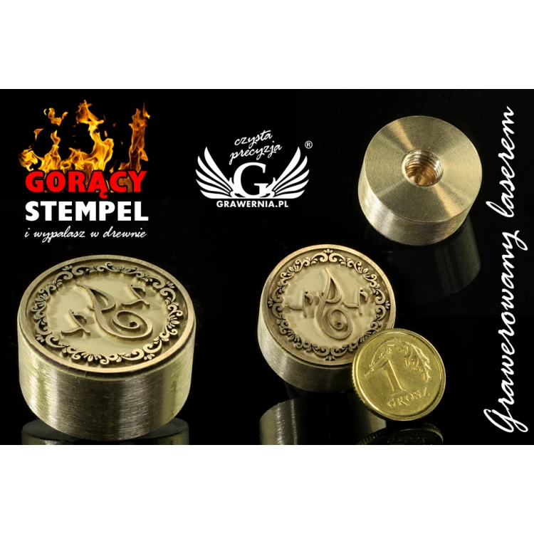 HOT STAMP for hot and cold logo branding - die diameter: 22mm - LASER