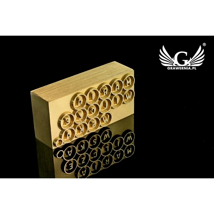 HOT STAMP for hot and cold logo branding - die dimensions: 47x23mm - CNC