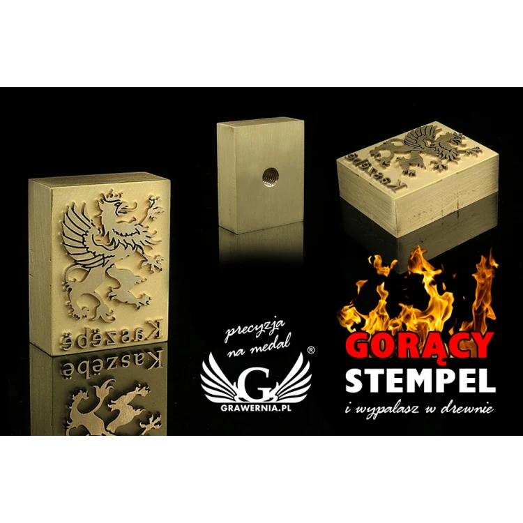 HOT STAMP for hot and cold logo branding - die dimensions: 40x31mm - LASER