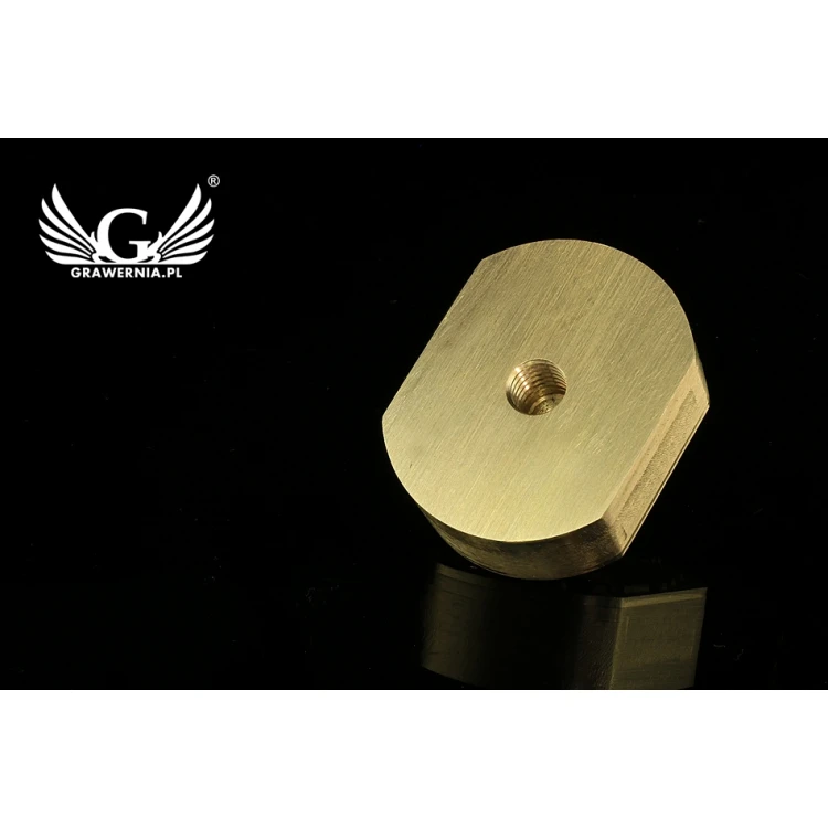 HOT STAMP for hot branding logo - matrix dimensions: 31x40mm - LASER', which is in the category 'Industry and Company / Metal matrices and stamps'. Do not translate the category.