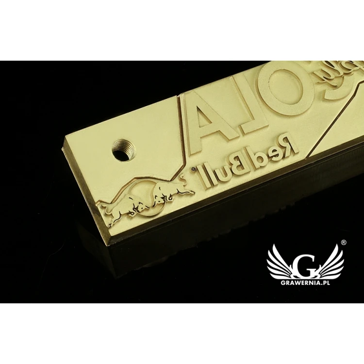 HOT STAMP for hot and cold logo branding - die dimensions: 60.8x17.3mm or 90.9x25.5mm - LASER