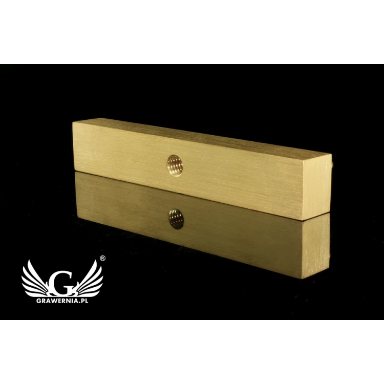 HOT STAMP for hot branding of logo - matrix dimensions: 106x17.5mm - LASER