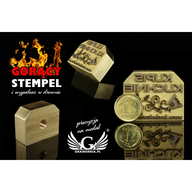 HOT STAMP for burning logo - matrix dimensions: 33x27mm - LASER