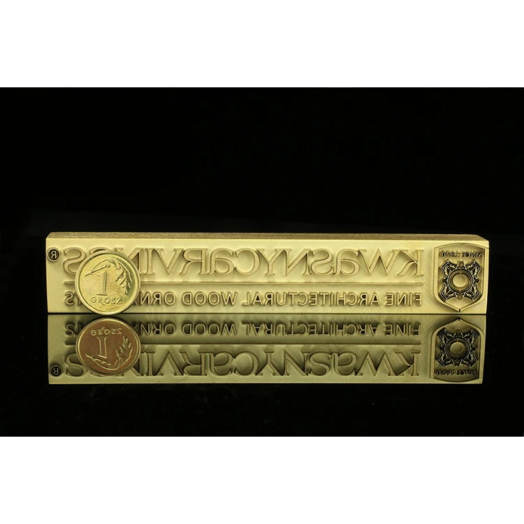 HOT STAMP for hot branding of logo - matrix dimensions: 106x17.5mm - LASER