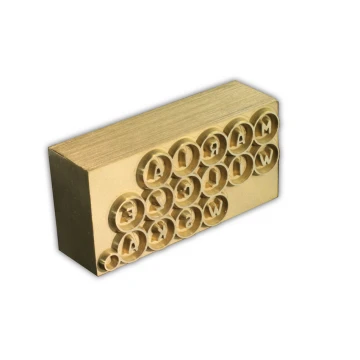 HOT STAMP for hot and cold logo branding - die dimensions: 47x23mm - CNC