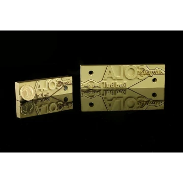 HOT STAMP for hot and cold logo branding - die dimensions: 60.8x17.3mm or 90.9x25.5mm - LASER