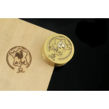 HOT STAMP for hot and cold logo branding - die dimensions: 22x20mm - LASER