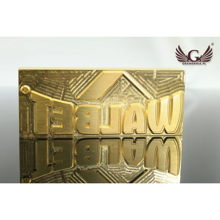 Hot Stamp for Hot and Cold Logo Embossing - Die Dimensions: 102x40mm - CNC