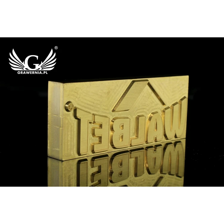 Hot Stamp for Hot and Cold Logo Embossing - Die Dimensions: 102x40mm - CNC